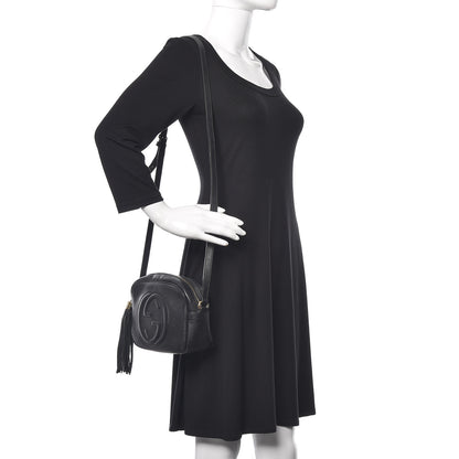 Gucci Pebbled Calfskin Small Soho Disco Bag Black 2 of 15
