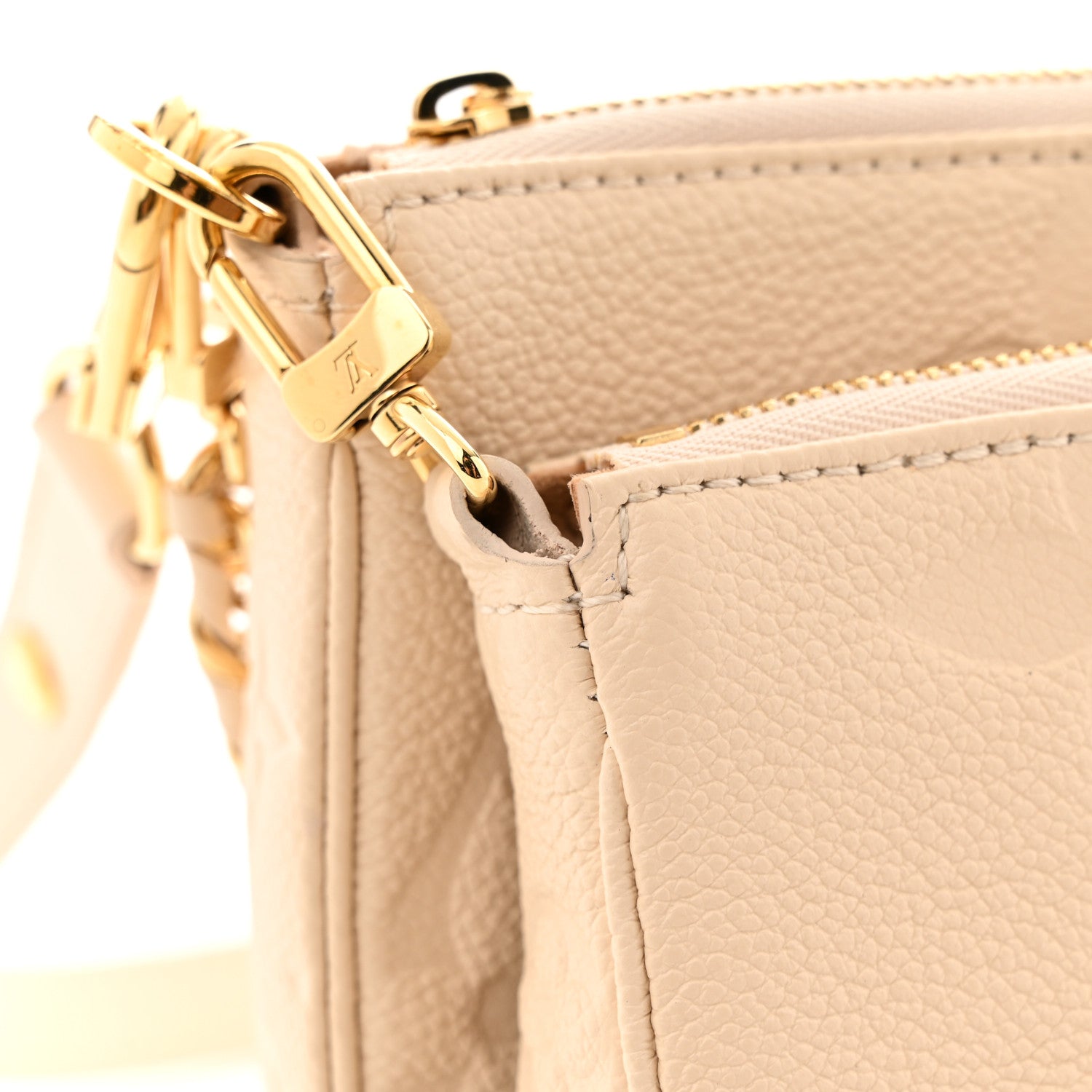 Louis Vuitton Empreinte Monogram Giant Multi Pochette Accessories Cream 10 of 11