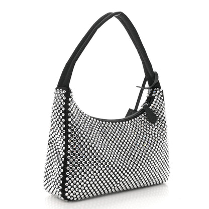 Prada Satin Crystal Mini Re-Edition 2000 Bag Cristal 3 of 11