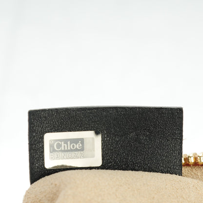 Chloe Patent Medium Faye Shoulder Bag Black 8 of 8