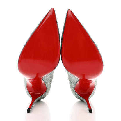 Christian Louboutin Mini Glitter So Kate 120 Pumps 38 Vosges 5 of 10
