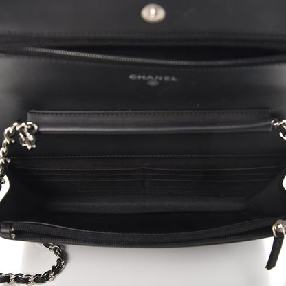 Chanel Caviar Timeless CC Wallet On Chain WOC Black 5 of 11