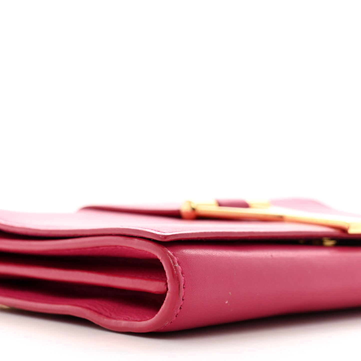 Calfskin Mini Y Ligne Crossbody Pochette Bag Fuchsia