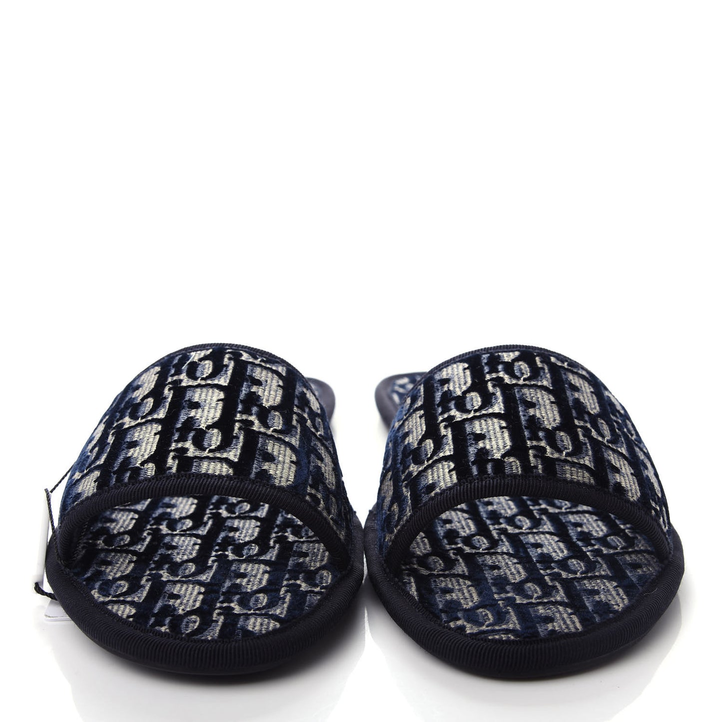 Velvet Oblique Chez Moi Sandal 39.5 Deep Blue