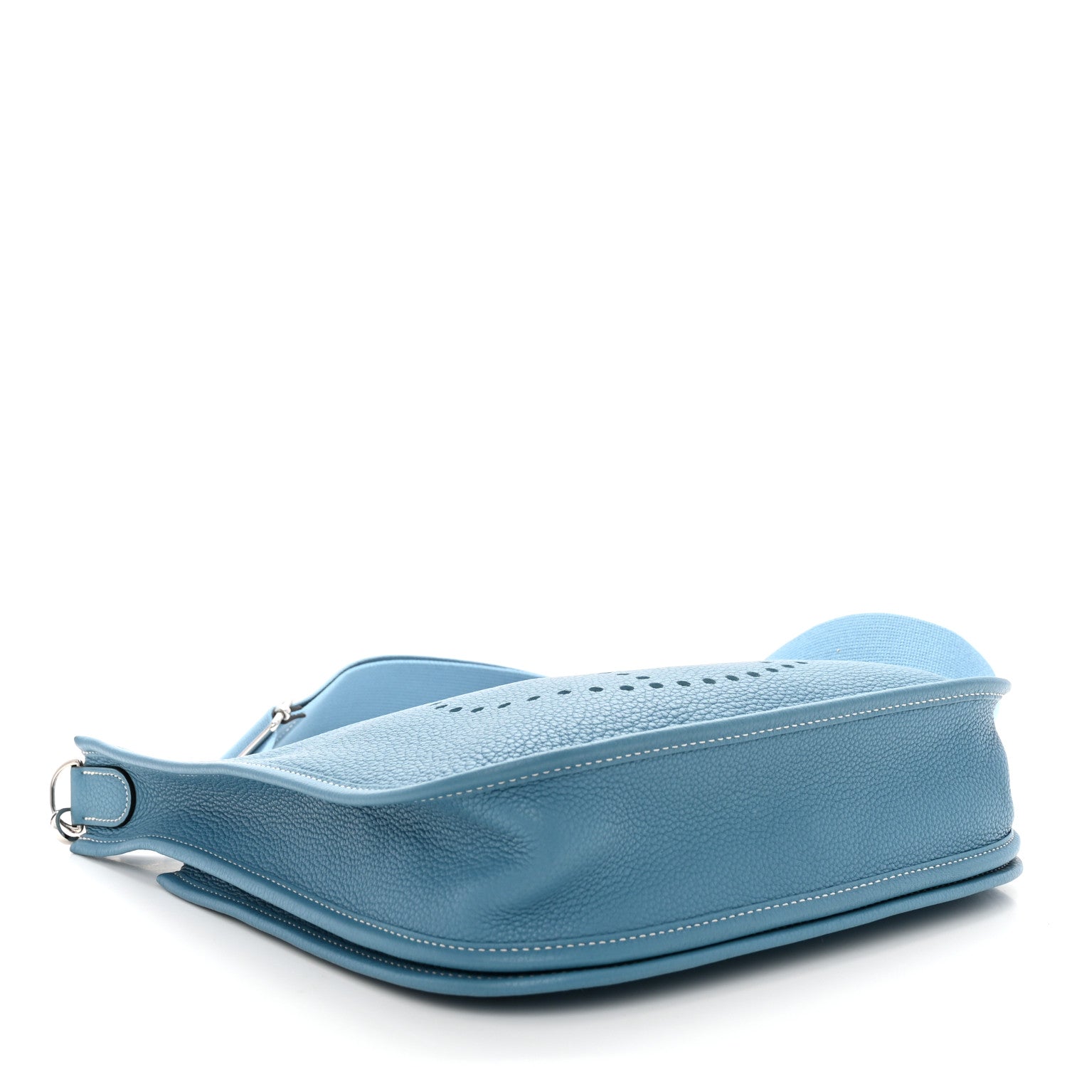 Hermes Taurillon Clemence Evelyne III PM Blue Jean 4 of 11