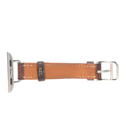 Hermes Barenia 38mm Double Tour Apple Watch Strap Fauve 3 of 8