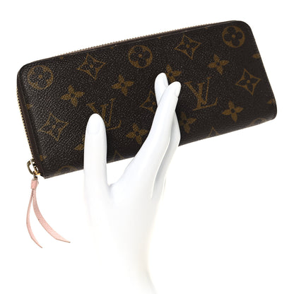 Louis Vuitton Monogram Clemence Wallet Rose Ballerine 2 of 6