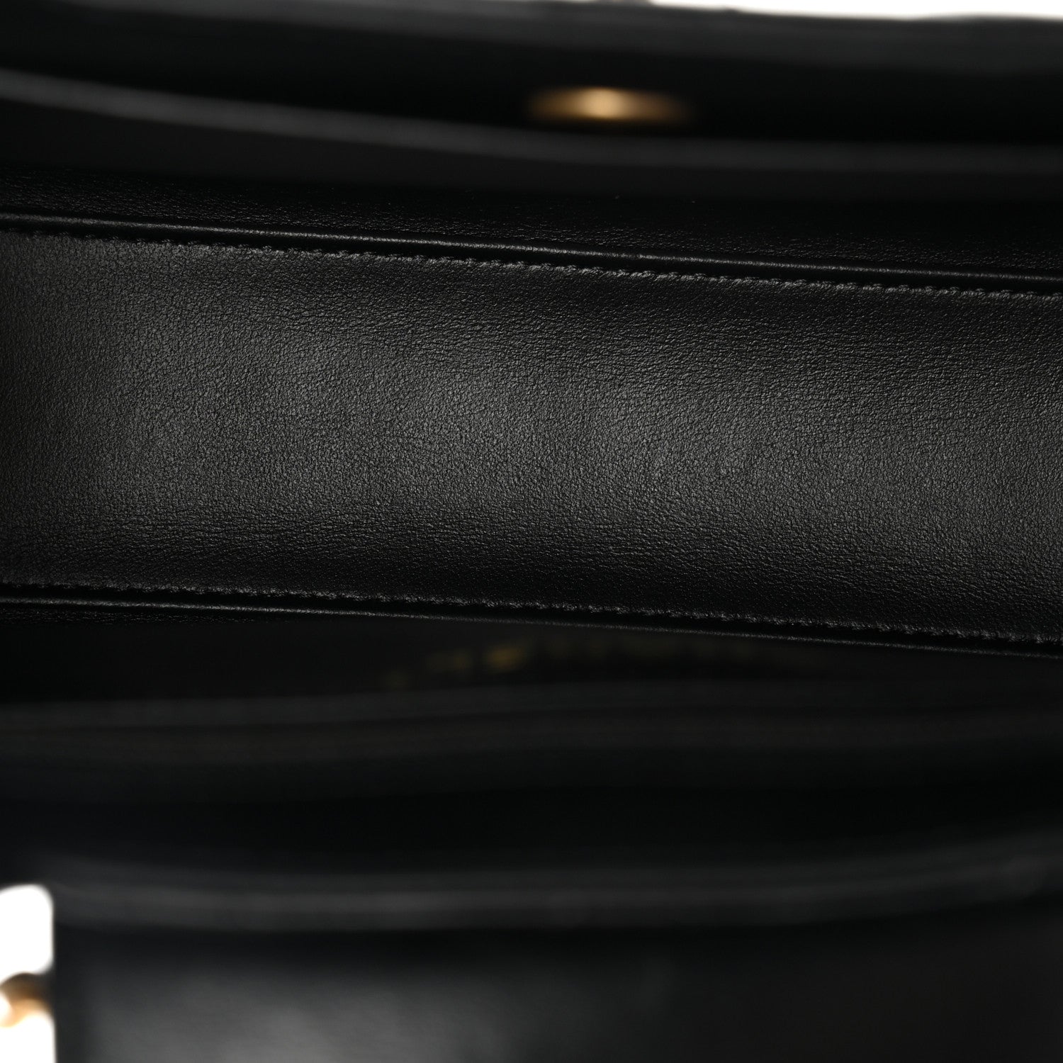 Chanel Shiny Aged Calfskin Quilted Nano Kelly Shopper Black 5 of 11