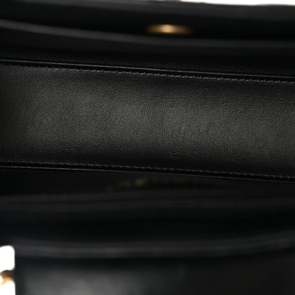 Chanel Shiny Aged Calfskin Quilted Nano Kelly Shopper Black 5 of 11