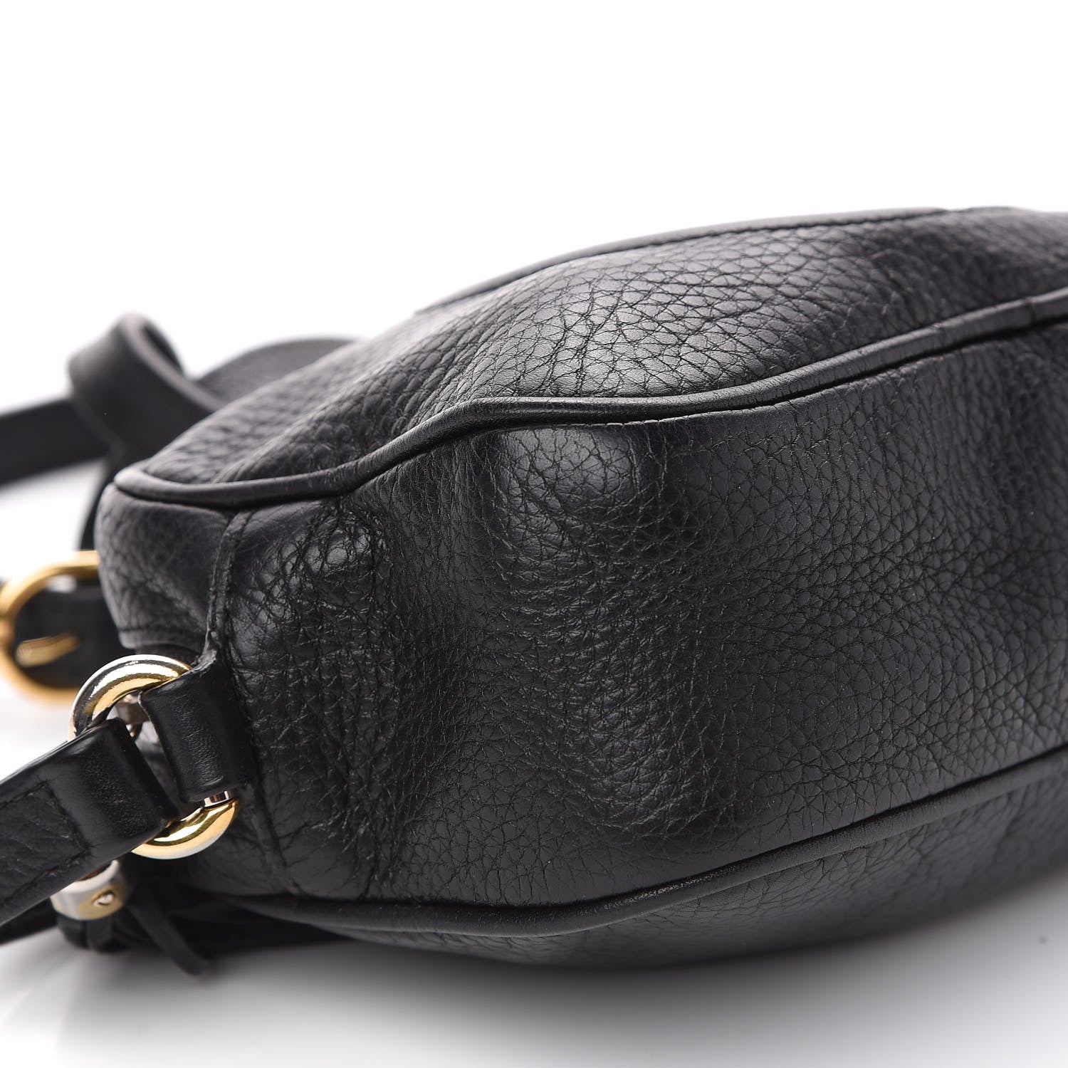 Gucci Pebbled Calfskin Mini Soho Disco Bag Black 6 of 11