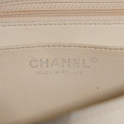 Chanel Caviar Quilted Jumbo Single Flap White 6 of 8