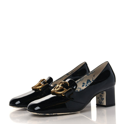 Gucci Vernice GG Victoire 55mm Loafer Pumps 39.5 Black 3 of 8