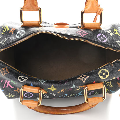 Louis Vuitton Monogram Multicolor Speedy 30 Black 7 of 14