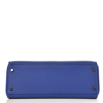 Hermes Togo Kelly Retourne 32 Bleu Electrique 29 of 35