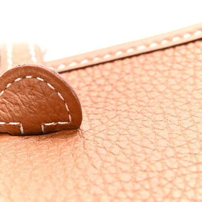 Hermes Taurillon Clemence Evelyne TPM Gold 7 of 10