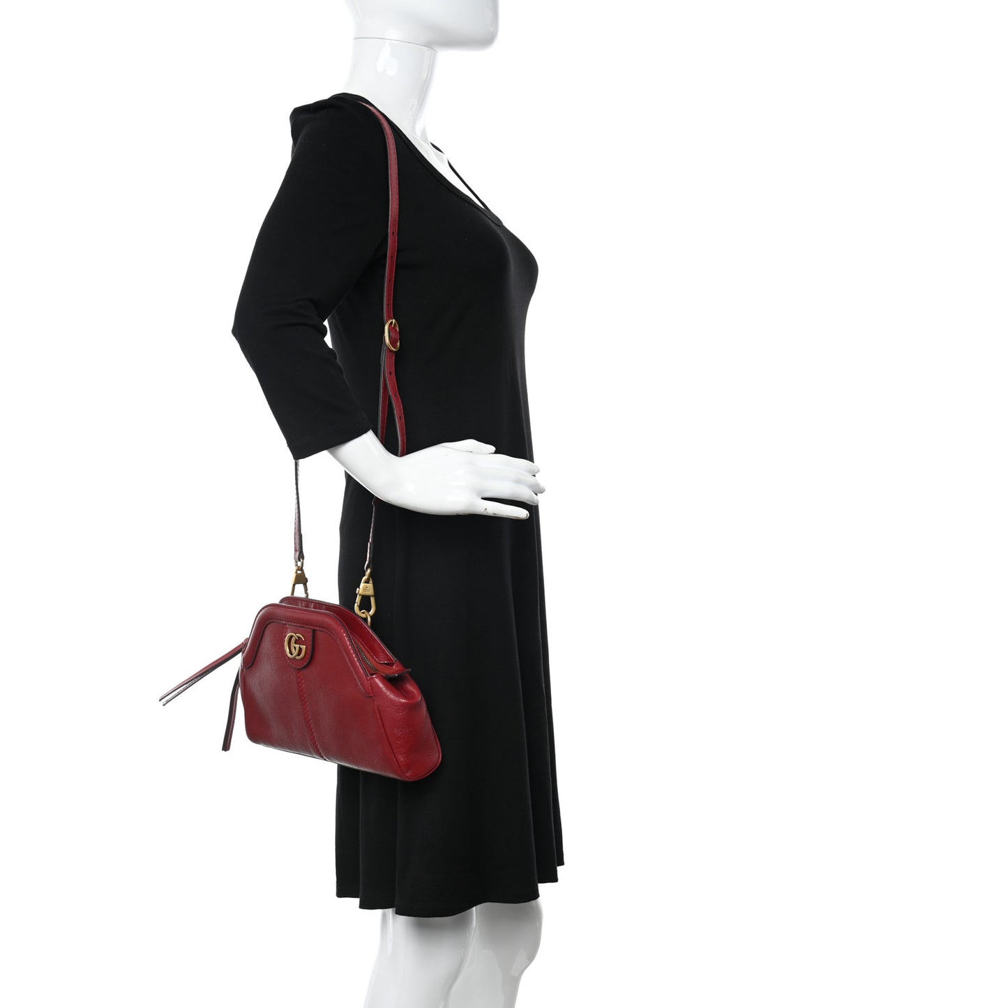 Piuma Lux Calfskin Small Re(Belle) Crossbody Bag Romantic Cerise