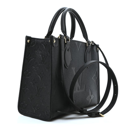 Louis Vuitton Empreinte Monogram Giant Onthego PM Black 3 of 10