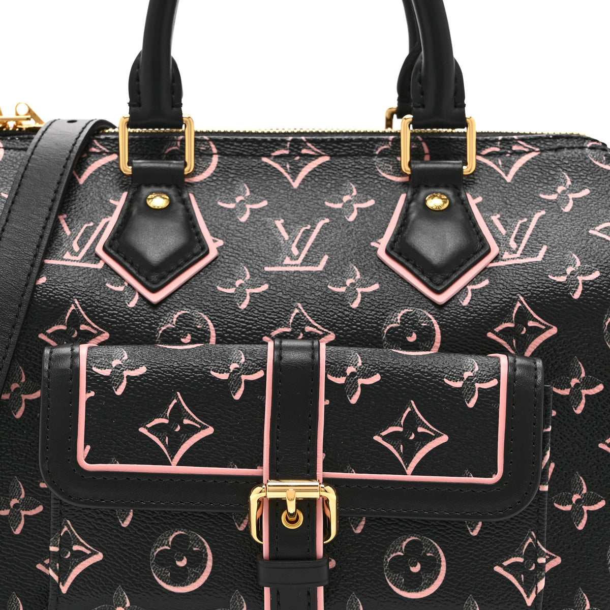 Monogram Fall for You Speedy Bandouliere 25 Black