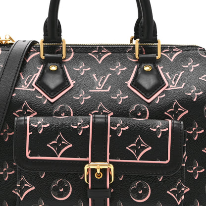 Louis Vuitton Monogram Fall for You Speedy Bandouliere 25 Black 7 of 9