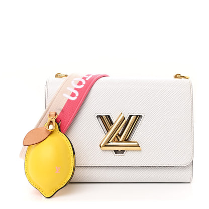 Louis Vuitton Epi Twist Shoulder Bag MM White Pink 3 of 14