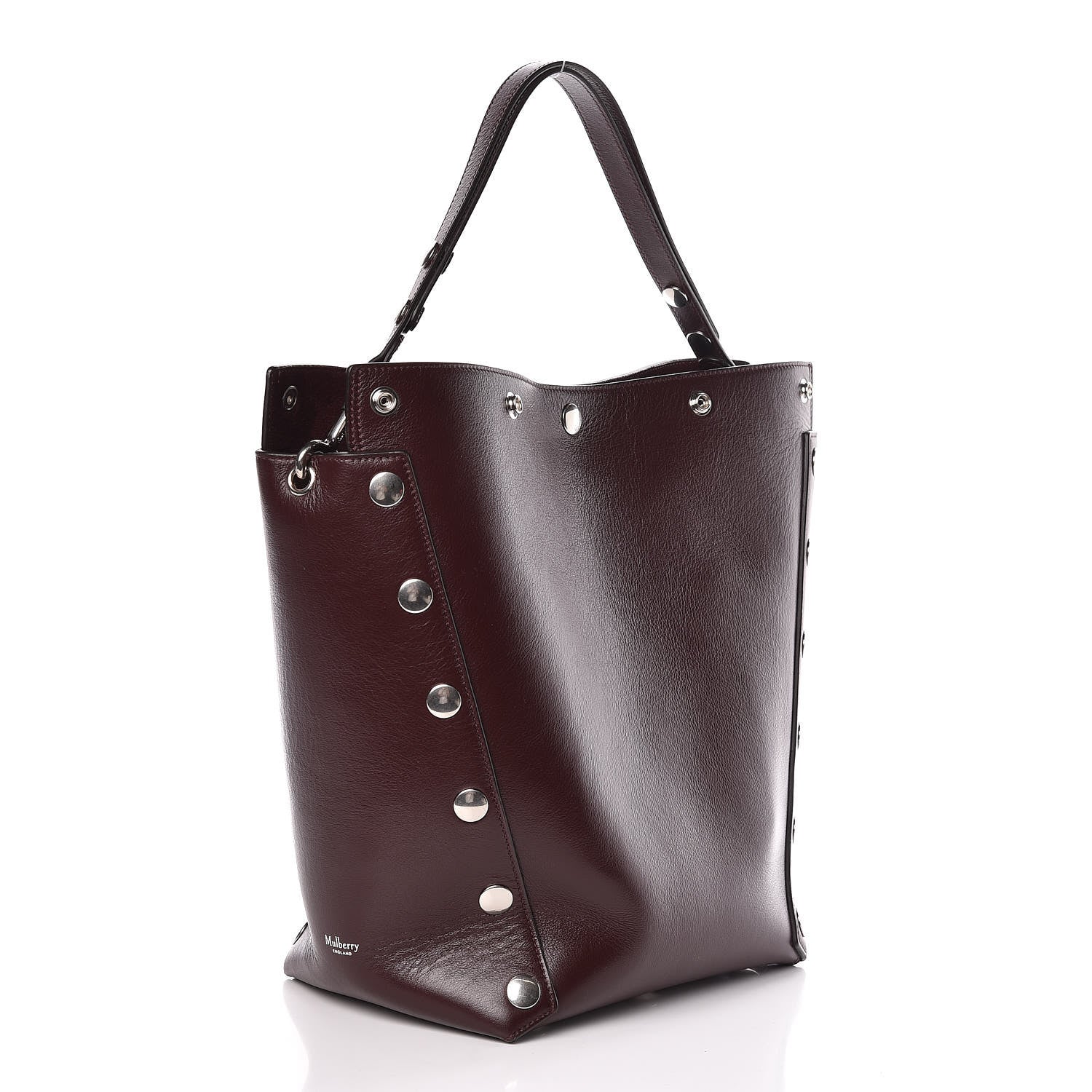 Mulberry Calfskin Camden Bucket Oxblood 3 of 11
