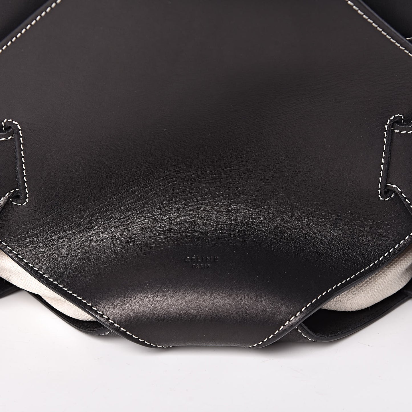 Natural Calfskin Large Holdall Shoulder Bag Black