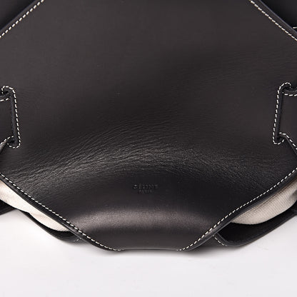 Celine Natural Calfskin Large Holdall Shoulder Bag Black 9 of 11