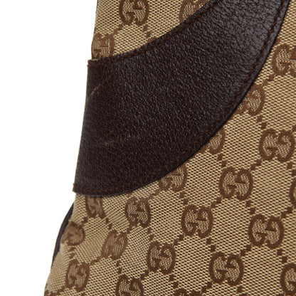 Gucci Monogram Shoulder Bag Dark Brown 14 of 15