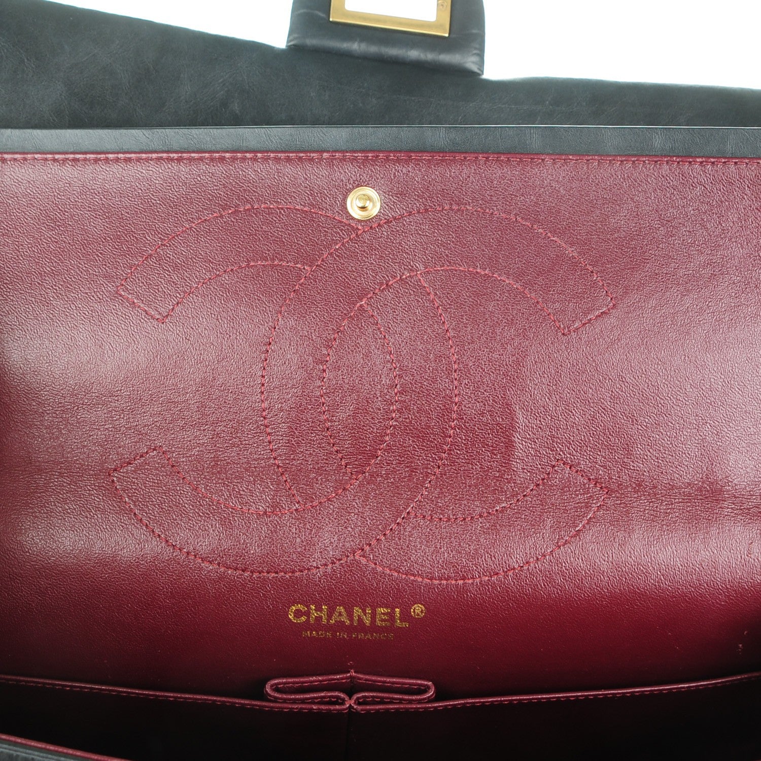Chanel Aged Calfskin Quilted 2.55 Reissue 227 Flap Black 7 of 8