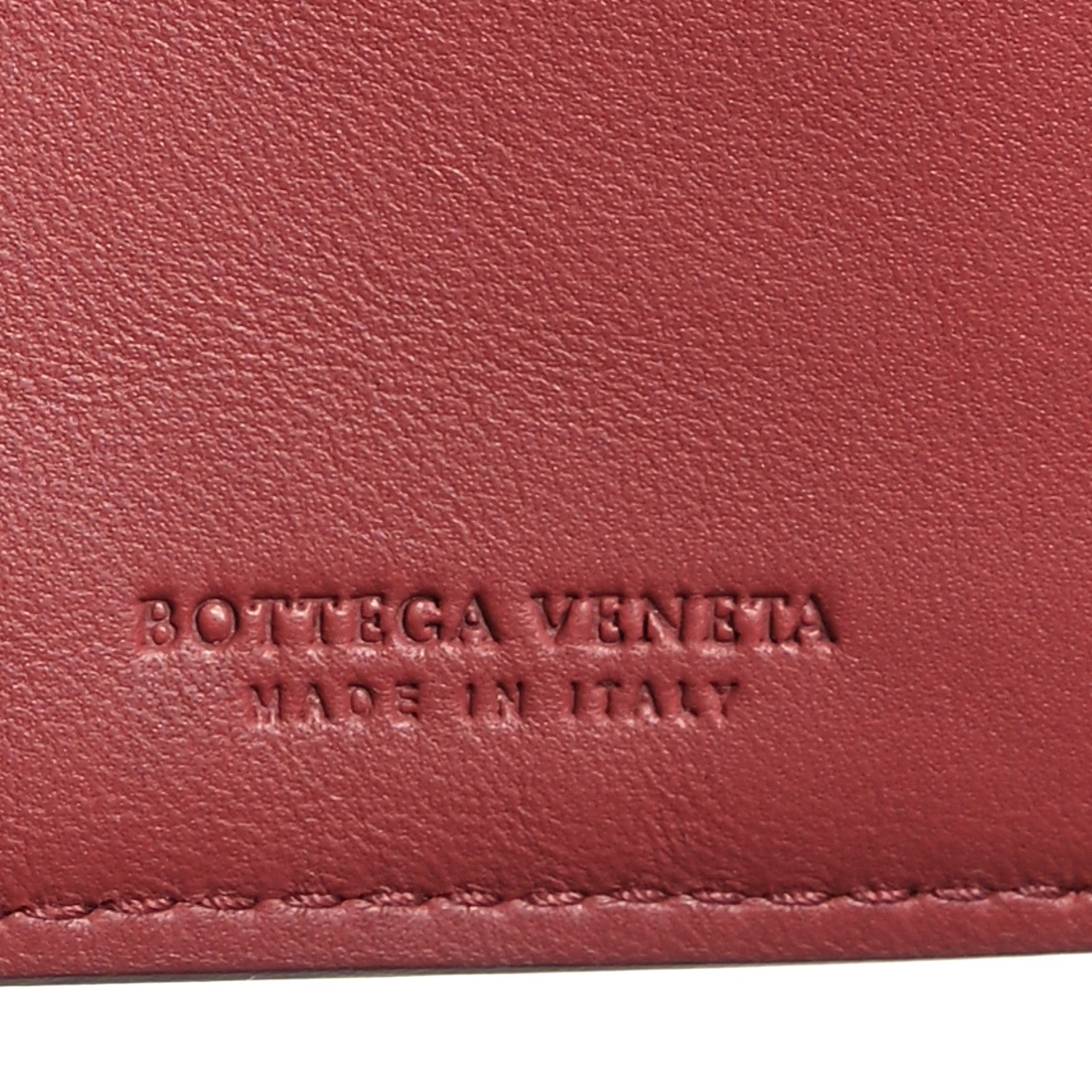 Bottega Veneta Lizard Bi-Fold Wallet Pink 6 of 6