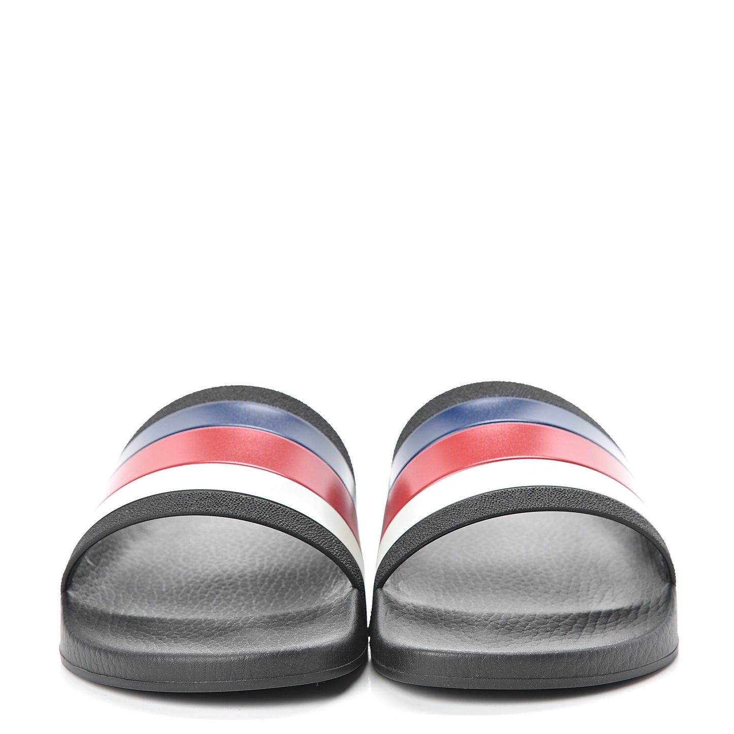 Rubber Web Mens Pool Slide Sandals 9 Black Mystic White Hibiscus Red Marine
