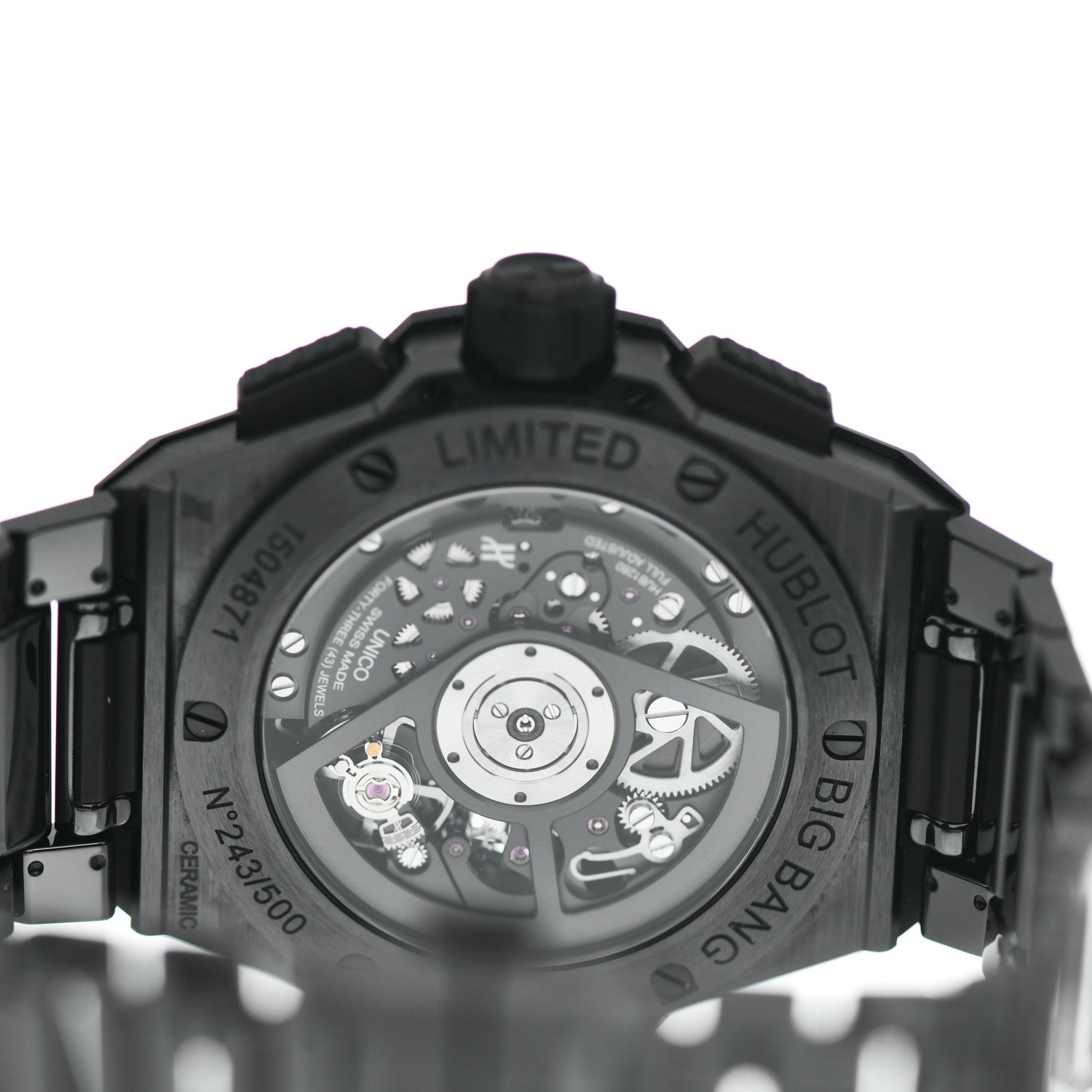 Hublot Ceramic 42mm Big Bang Integral Automatic Watch Black 451.CX.1140.CX 4 of 5