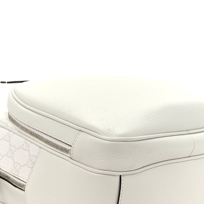 Gucci Caflskin GG Supreme Monogram Medium Backpack White 3 of 10