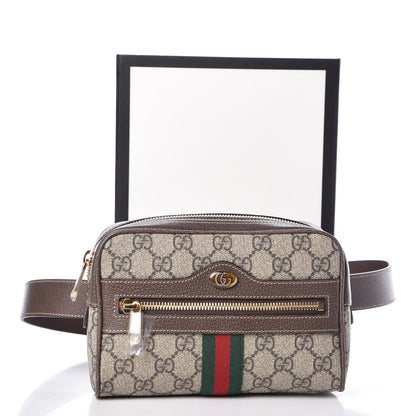 Gucci GG Supreme Monogram Web Small Ophidia Belt Bag 95 38 Dark Brown 8 of 8