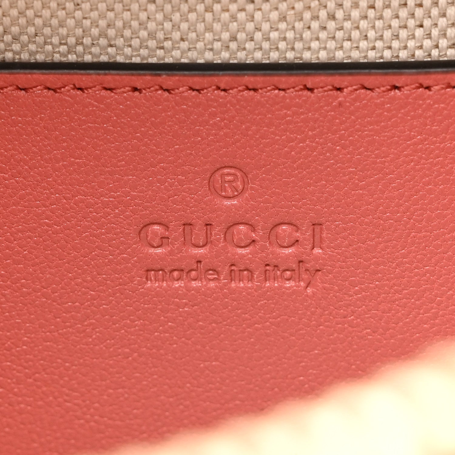 Gucci Sakai Be Green Calfskin Diagonal Stitched Blondie Top Handle Bag Pink 6 of 10