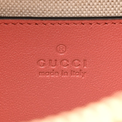 Gucci Sakai Be Green Calfskin Diagonal Stitched Blondie Top Handle Bag Pink 6 of 10