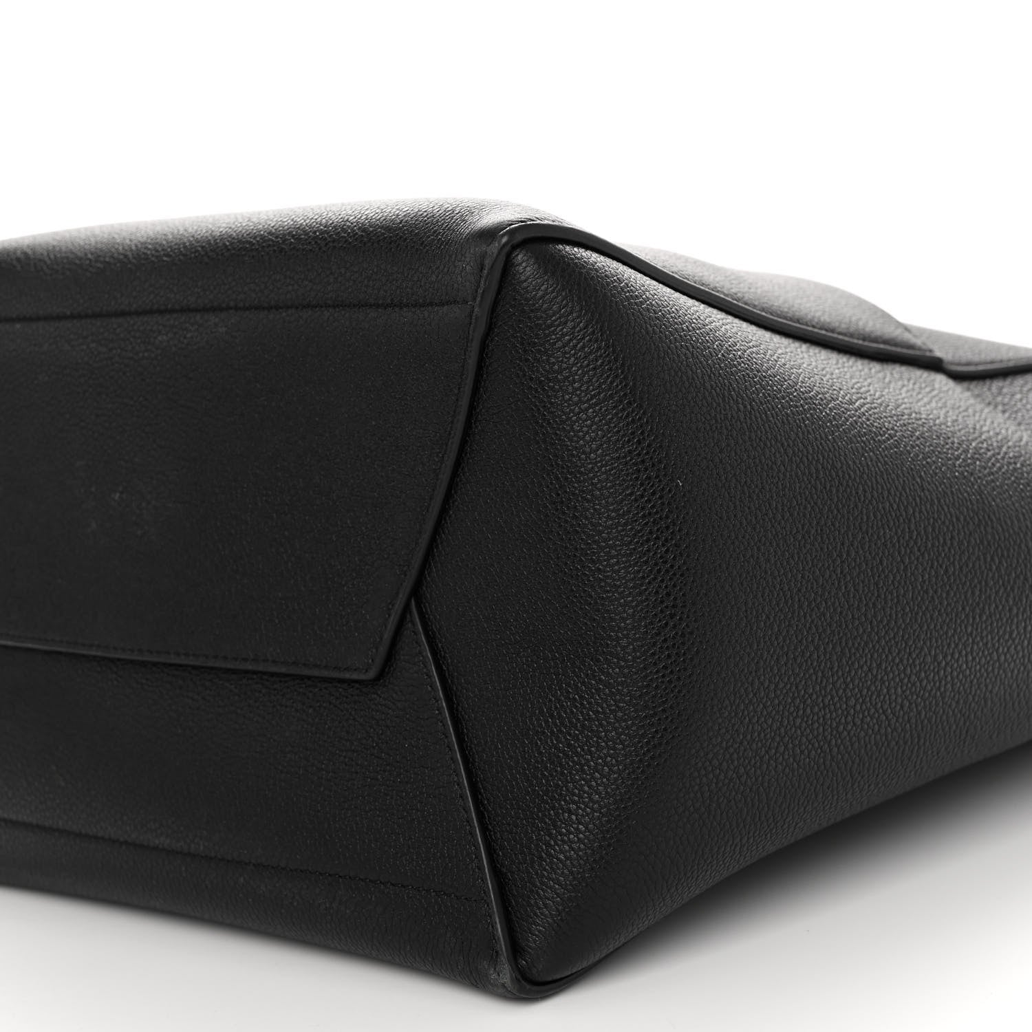 Celine Soft Grained Calfskin Sangle Bucket Bag Black 9 of 9