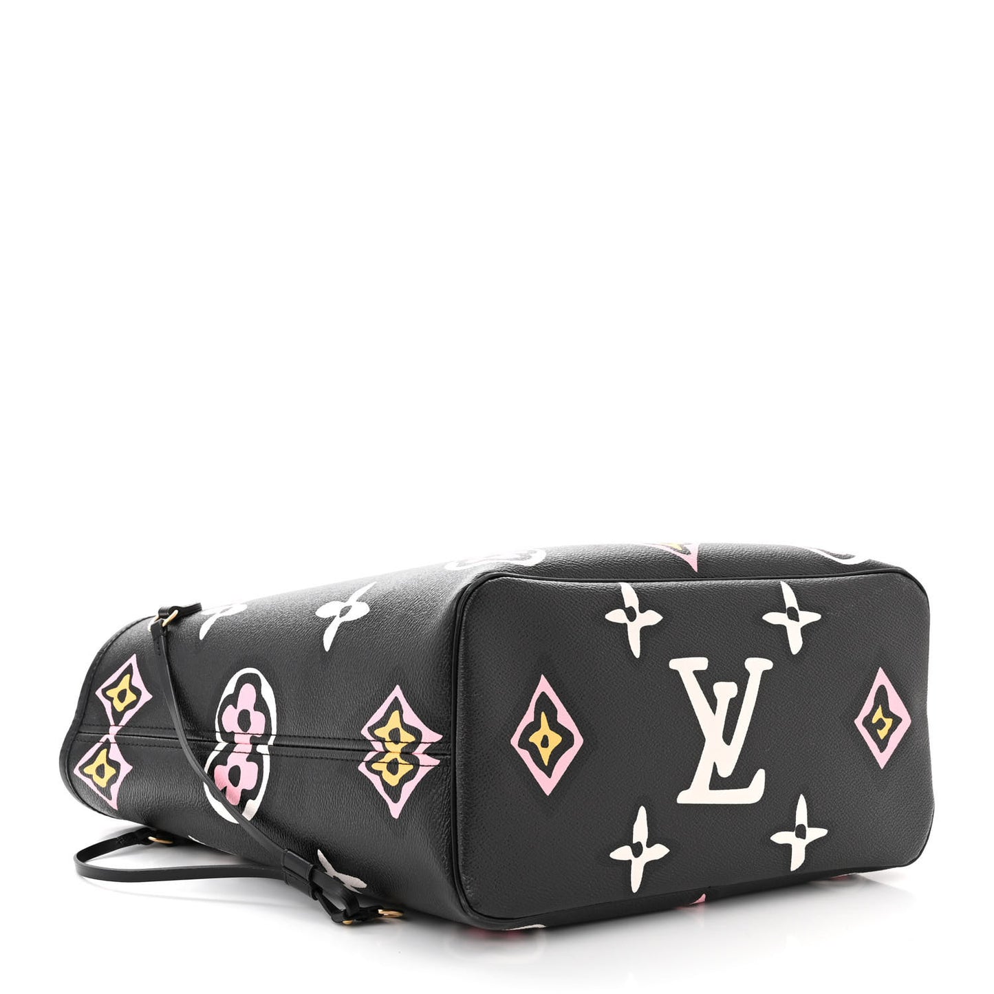 Monogram Giant Wild at Heart Neverfull MM Black