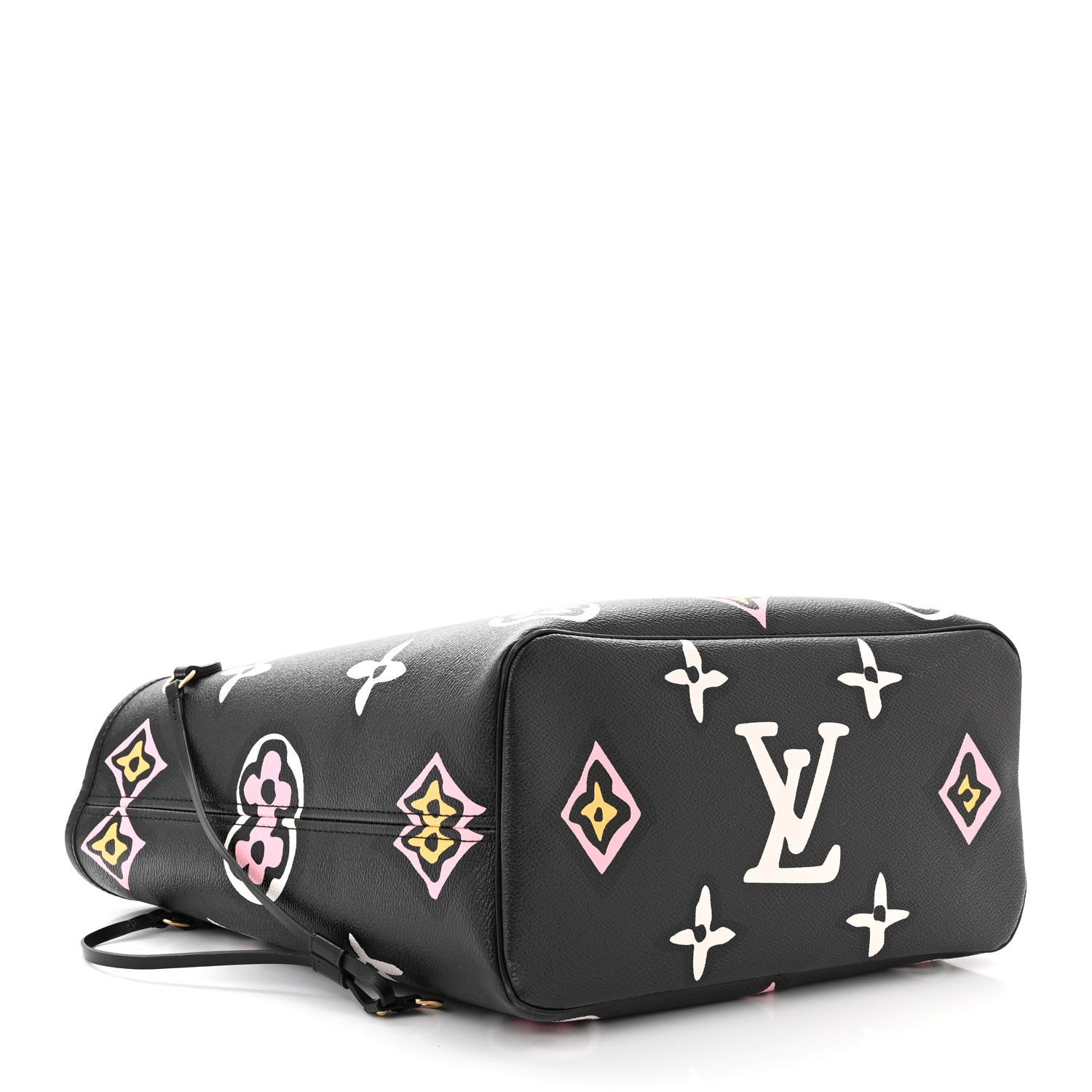 Louis Vuitton Monogram Giant Wild at Heart Neverfull MM Black 5 of 10