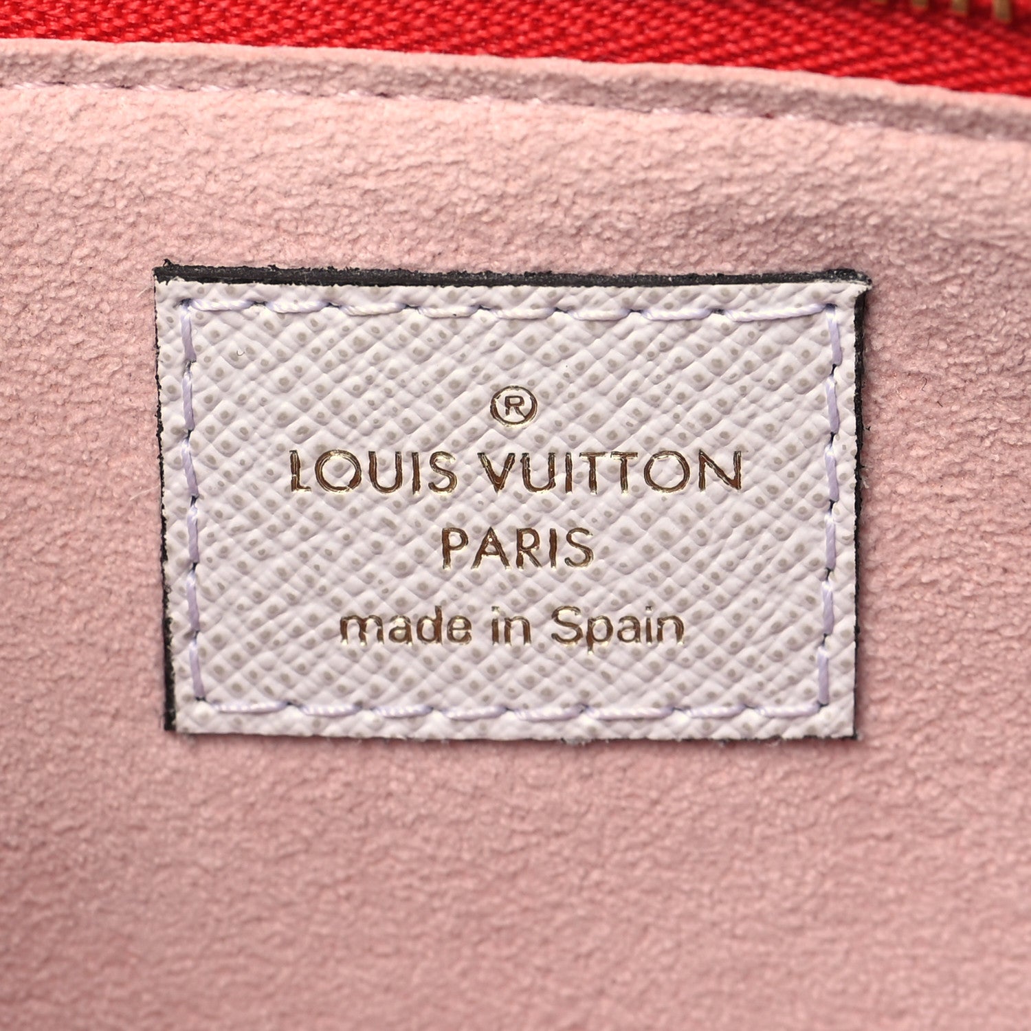 Louis Vuitton Monogram Giant Double Zip Pochette Rouge 7 of 9
