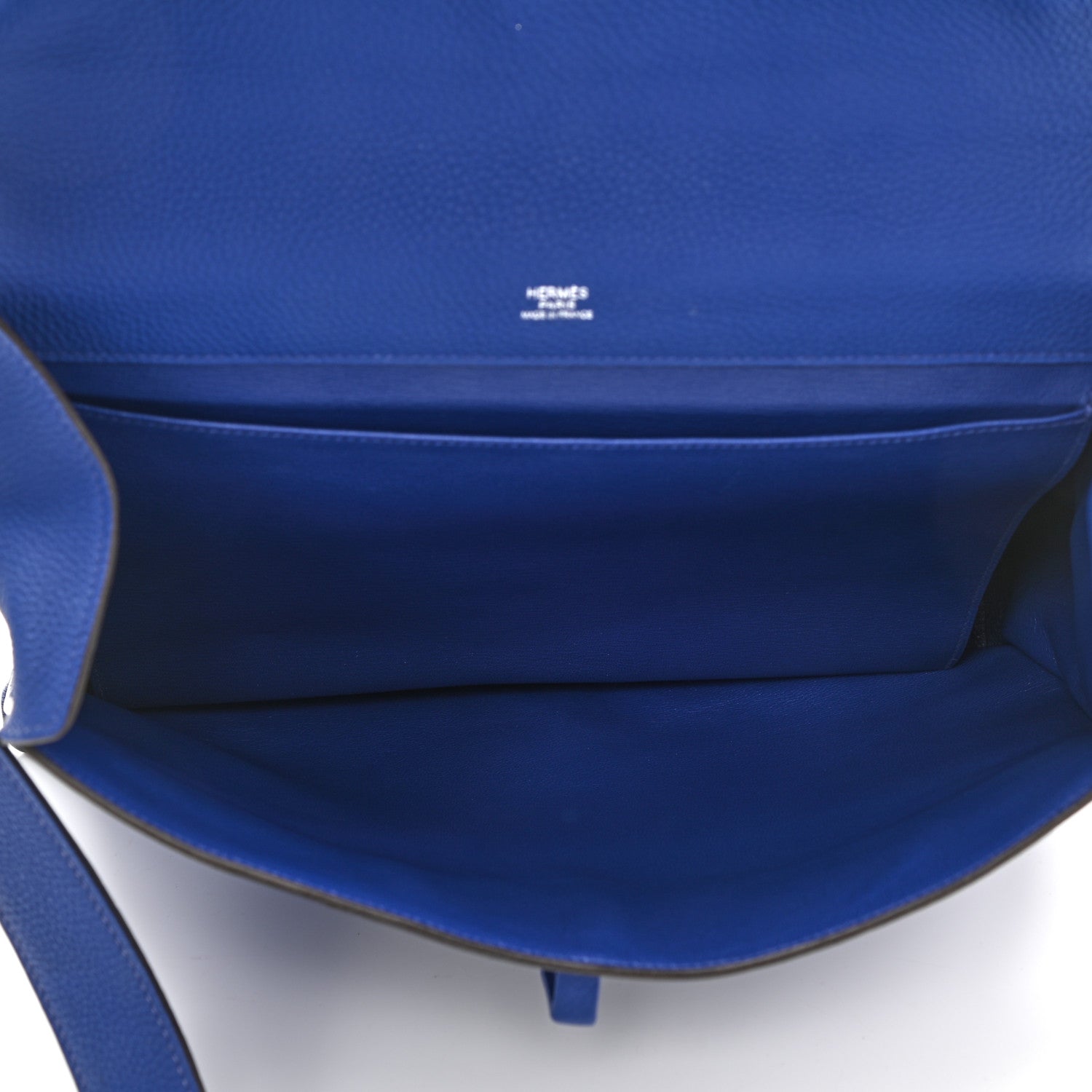 Hermes Togo Etribelt Bleu Electrique 5 of 8