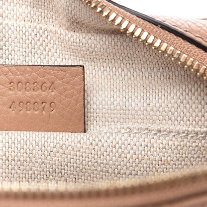 Gucci Pebbled Calfskin Small Soho Disco Bag Rose Beige 7 of 11
