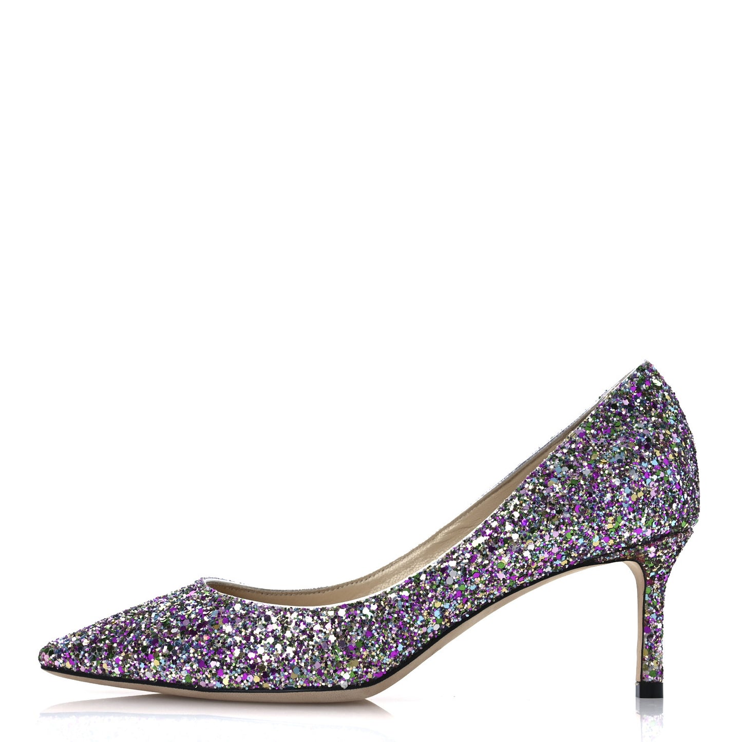Coarse Glitter Fabric Romy 60 Pumps 37 Confetti
