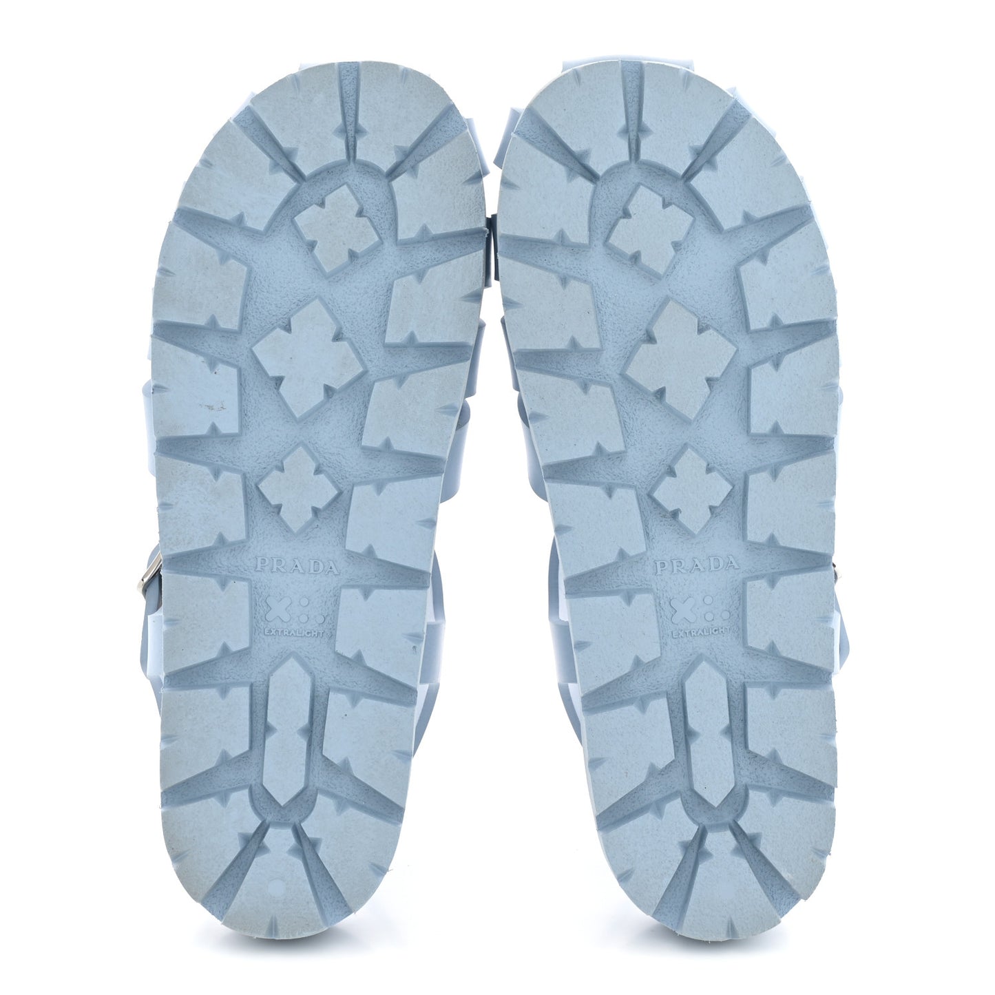 Foam Rubber Metal Triangle Logo Cage Sandals 40 Cielo