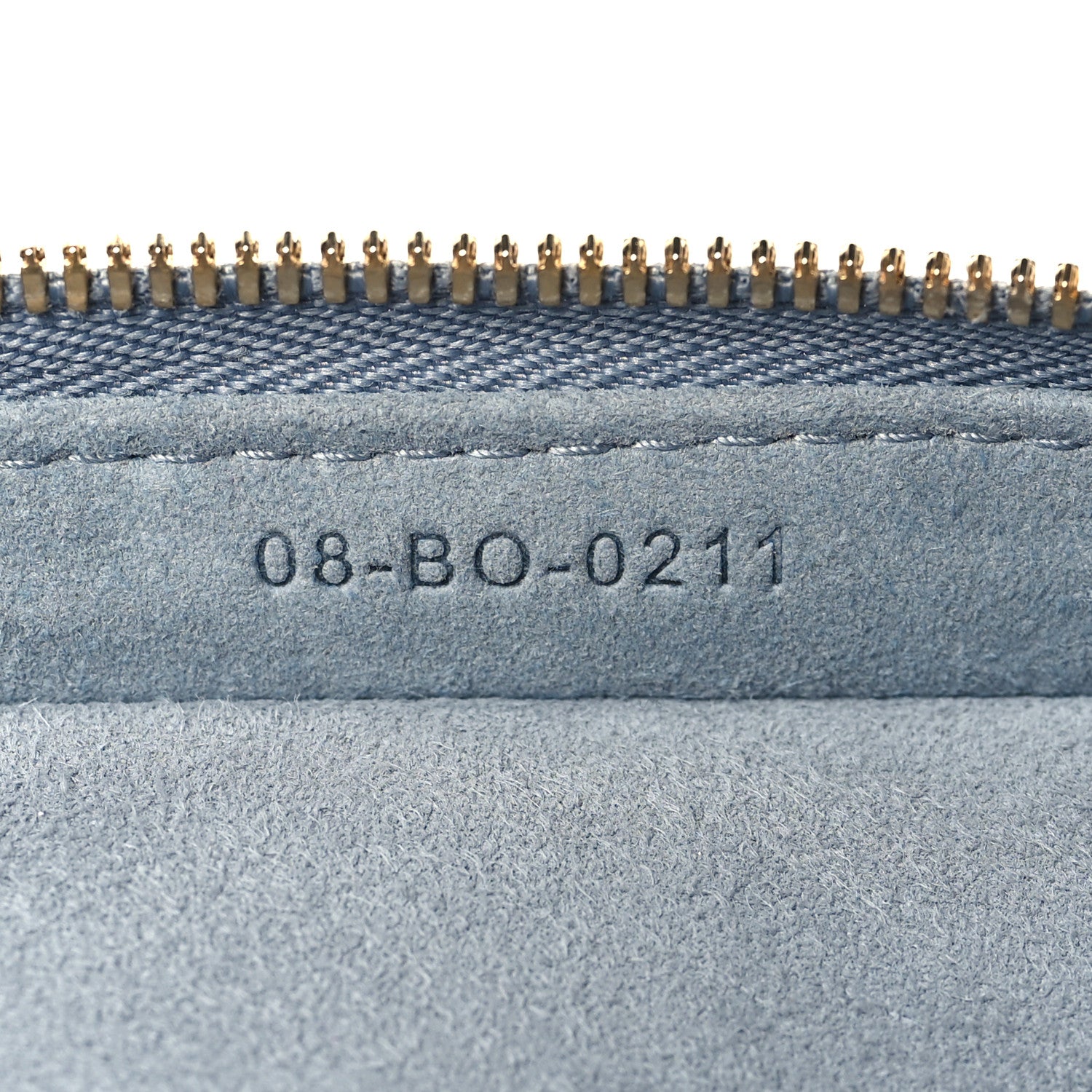 Christian Dior Lambskin Cannage Micro Lady Dior Vanity Case Cloud Blue 7 of 10