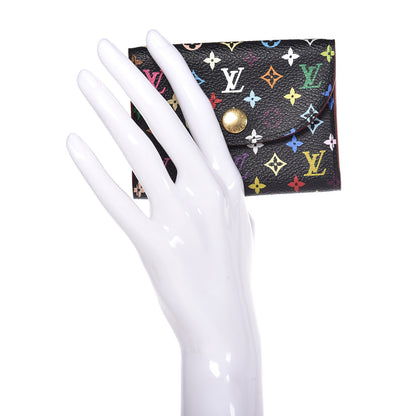 Louis Vuitton Monogram Multicolor Business Card Holder Black Grenade 2 of 8