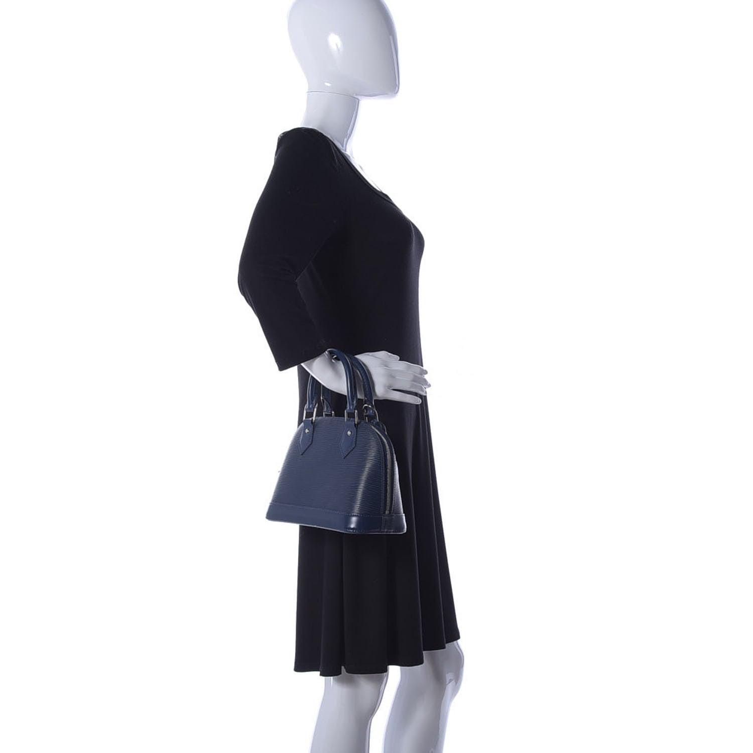 Louis Vuitton Epi Alma BB Indigo 2 of 9