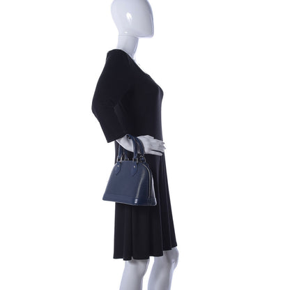 Louis Vuitton Epi Alma BB Indigo 2 of 9