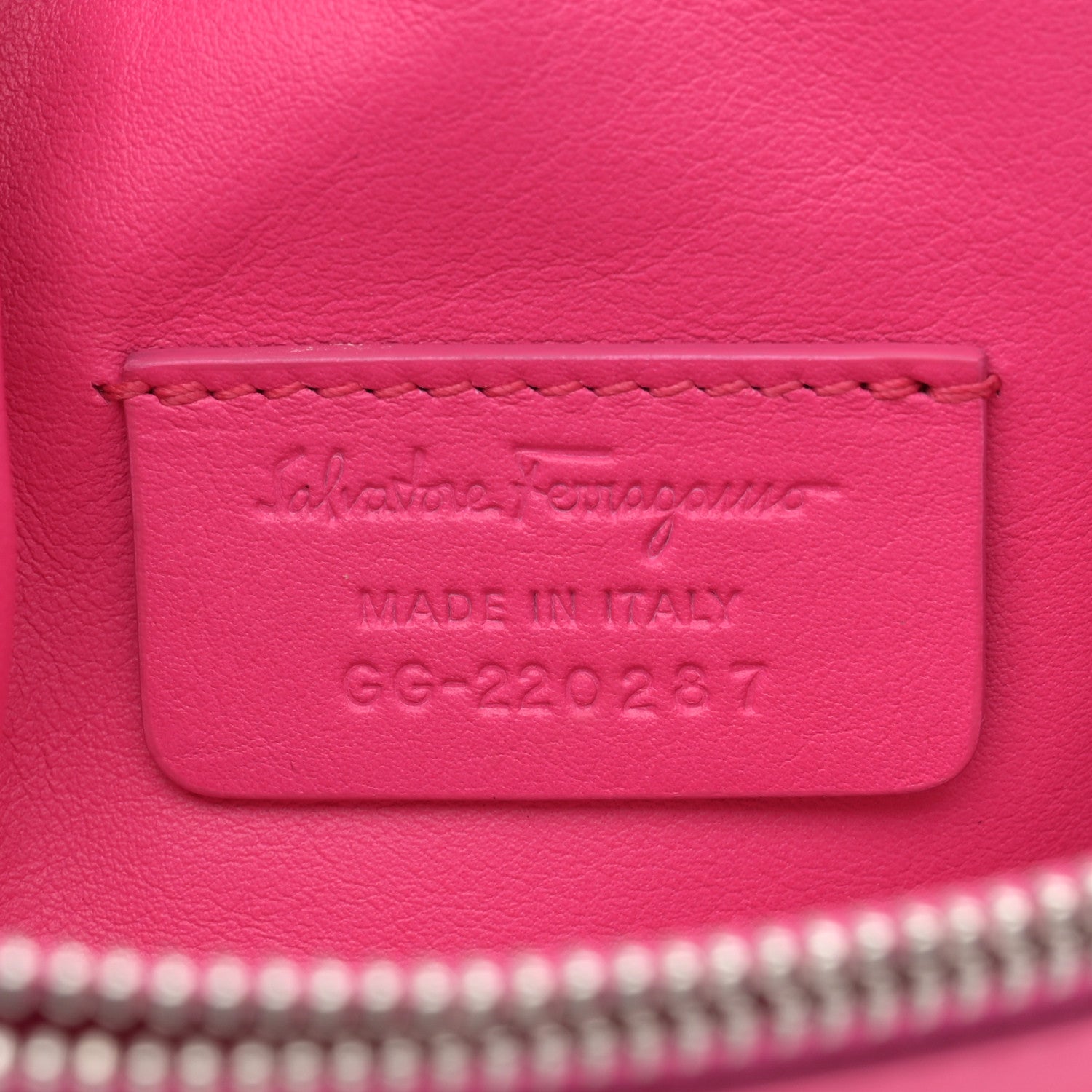 Salvatore Ferragamo Calfskin Mini Viva Bow Shoulder Bag Hot Pink 6 of 9