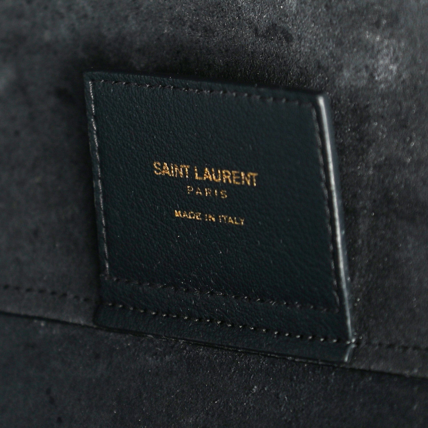Saint Laurent Calfskin Large Shopping Tote Dark Grey 6 of 13